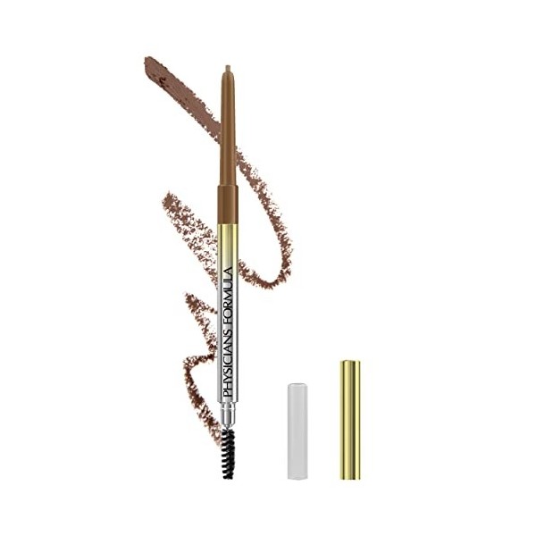 Physicians Formula, Slim Brow Pencil, Crayon à Sourcils pour une Application Précise en Traits Semblables à des Poils, pour u