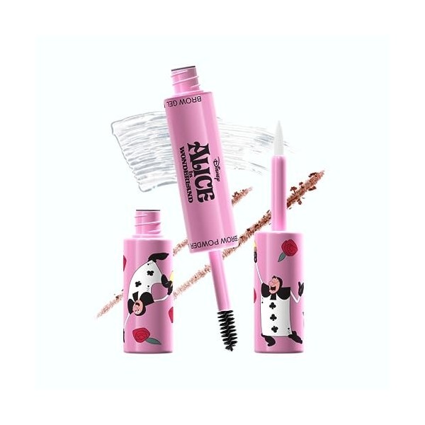 Wet n Wild Alice au Pays des Merveilles Maximizateur de Sourcils, Gel de Sourcils de Double Action + Poudre pour Remplir, Vol