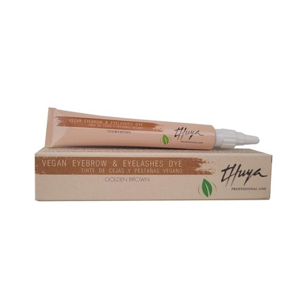 Teinture Vegan Sourcils & Cils Thuya Golden Brown 15 ml Teinture régénérante pour cils et sourcils 1 unité 