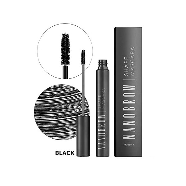 Mascara pour sourcils Nanobrow Shape Mascara - mascara pour sourcils, définition parfaite des sourcils, coiffage facile des s