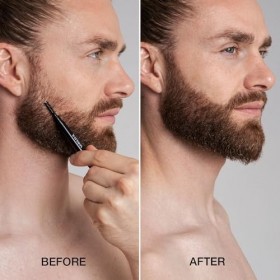 vinsk® UNISEX Fine Hair Filler Produit 2 en 1 - Combleur de barbe & crayon à sourcils Idéal pour combler les trous dans la ba