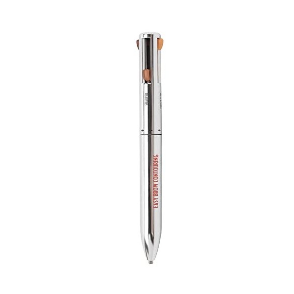 Stylo Contour des Sourcils 4 en 1 Longue Durée et Imperméable, Application Précise, pour les Tons de Peau, Double comme Eye-l