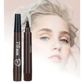 Magic Microblading Crayon de contour des sourcils – Stylo de contour des sourcils – Stylo à sourcils étanche précis à 5 point