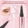 Crayon à sourcils microblading waterproof, pointe 4 fourches, effet naturel, effet laminé, tenue 24 h, effet laminé Brun cla