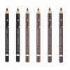 Go Ho Lot de 6 crayons à sourcils, faciles à colorer, imperméables et durables, 3 couleurs noir, marron clair, marron foncé ...
