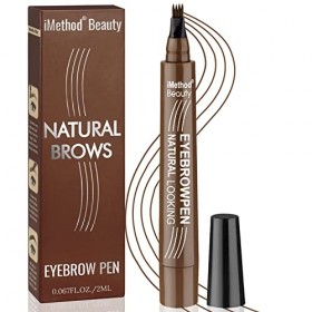 iMethod Stylo à sourcils - Mise à niveau du stylo de tatouage des sourcils, maquillage des sourcils, longue durée, imperméabl