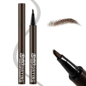 Apooliy Stylo à Sourcils Waterproof，Crayon à Sourcils Longue Durée，Créer Des Sourcils en 3D à Laspect Naturel et Semblable à