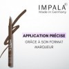 Impala I Remplissage précis des sourcils I Couleur 1 ébène I Résistant à leau et longue durée