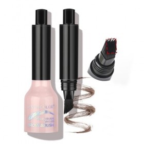 Anglicolor Version Améliorée Crayon Sourcil Waterproof,Microblading Sourcil,Stylo Sourcil Effet Poil,Pinceau à sourcils angul