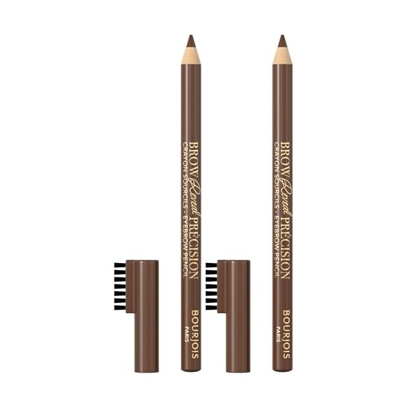 Bourjois Crayon à sourcils - Brow Reveal Précision - Crayon avec brosse intégrée - Sourcils nets et bien dessinés - Applicati