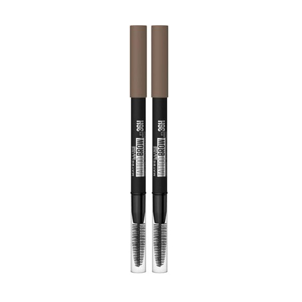 Maybelline New-York - Crayon à Sourcils Longue Tenue Waterproof - Tattoo Brow 36h - Teinte : Blonde 02 Lot de 2