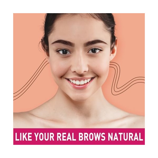 iMethod Microblading Crayon à sourcils - 2 en 1 - Avec deux extrémités - Pour femme - 3 pointes et brosse Spoolie - Pour sour