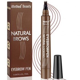 iMethod Stylo à sourcils - Mise à niveau du stylo de tatouage des sourcils, maquillage des sourcils, longue durée, imperméabl