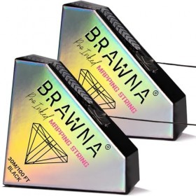 BRAWNA [Lot de 2] Fil de cartographie pré-encré pour cartographie des sourcils – Fil PMU de qualité supérieure – Outil de mes