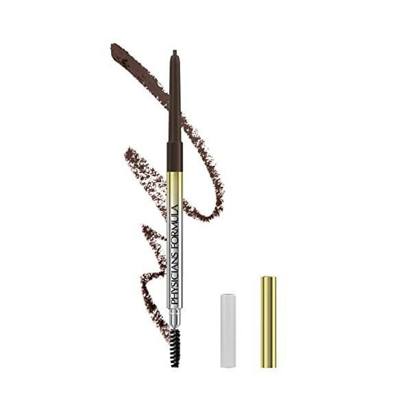 Physicians Formula, Slim Brow Pencil, Crayon à Sourcils pour une Application Précise en Traits Semblables à des Poils, pour u