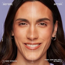 NYX PROFESSIONAL MAKEUP POWDER LOUDER BROW PENCIL ASH BROWN Lot de 2 