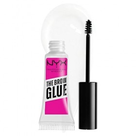NYX Professional Makeup, Pack DUO, Colle Fixatrice à Sourcils The Brow Glue, Teinte : Transparente + Feutre à Sourcils Lift &