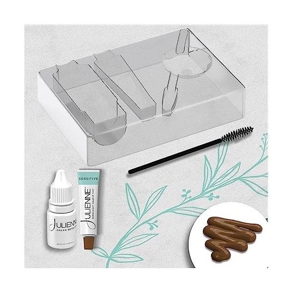 Julienne Kit de teinture pour sourcils Sensitive - Marron clair