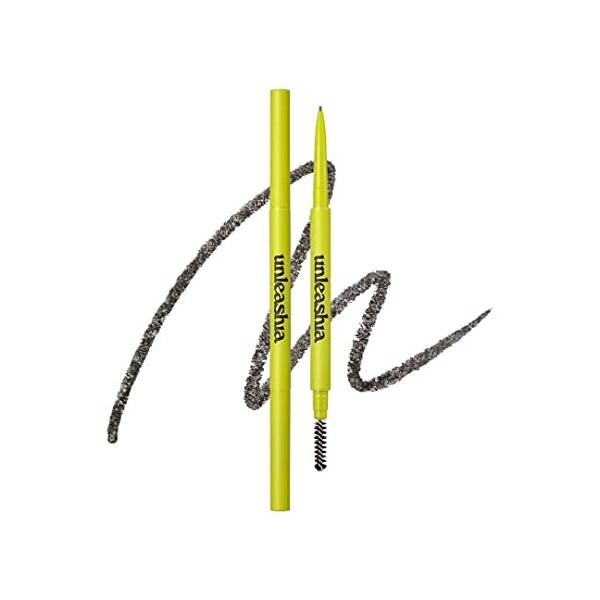 UNLEASHIA | Fixateur et crayon à sourcils définissant la forme crayon n°3. Gris taupe 