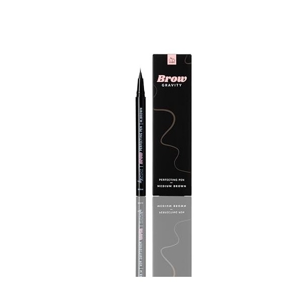 By Caitlyn Collection Brow Gravity Brow Stylo perfecteur pour sourcils Marron moyen