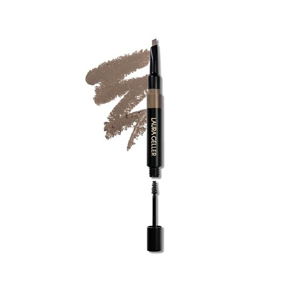 LAURA GELLER NEW YORK Sculpt-n-Stay Crayon à sourcils et gel imperméable Taupe