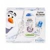 Corine De Farme | Olaf Coffret Cadeau | Disney Reine des Neiges | Parfum Enfant 50ml | Gel Douche Enfant 250ml | Coloriage En