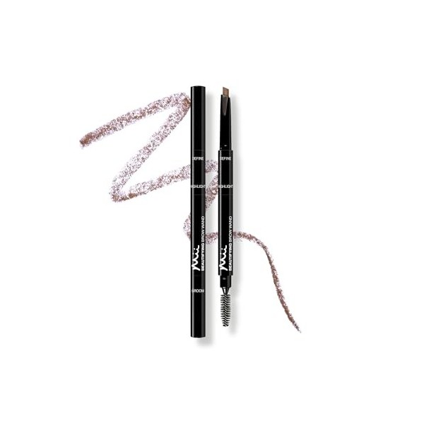 Mii Cosmetics Brow By Beautifying Brow Wand Truly Crayon Medium 02 Maquillage des sourcils