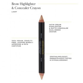 Arches & Halos Crayon de mise en valeur des sourcils - Améliore, dissimule et met en valeur larcade sourcilière - Crayon à d ...