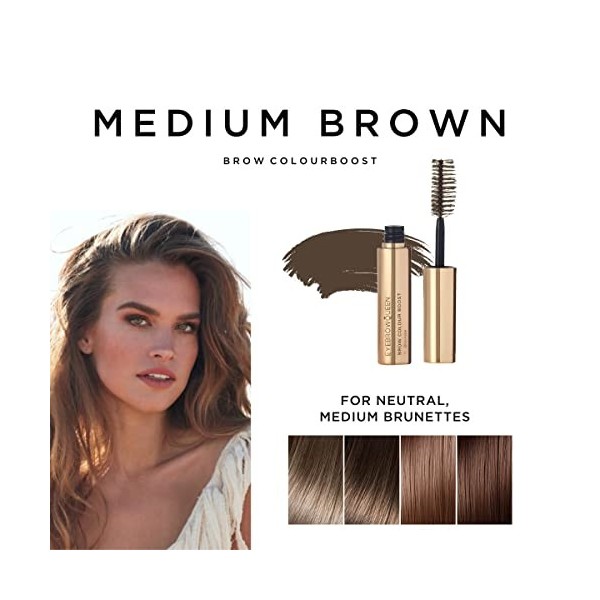 Eyebrowqueen Brow Colour Boost Eyebrow Sculpting Gel - Medum Brown Maquillage des sourcils