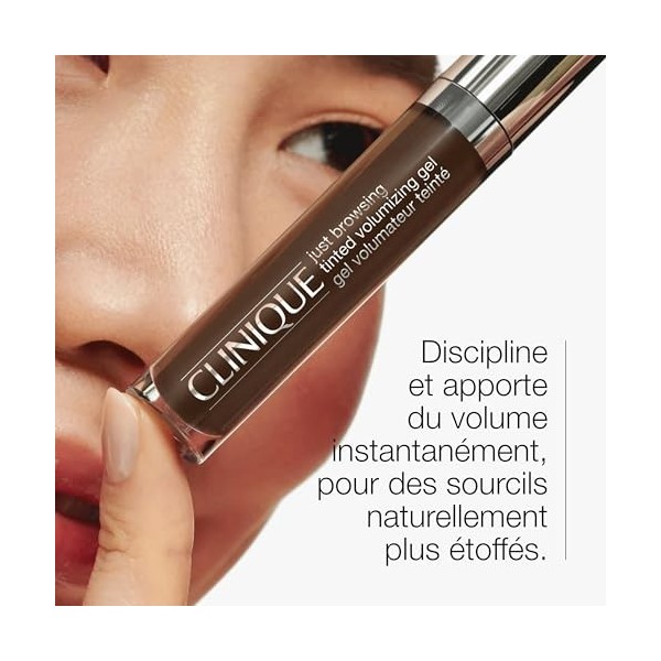 Clinique Just Browsing Gel Volumateur Teinté | Waterproof et Anti-Bavures | Anti-Paquets et Ne seffrite Pas, 4,3 ml