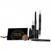 Arches & Halos Kit de sourcils Jetsetter - Kit de maquillage pour la mise en forme des sourcils - Hypoallergénique, végan - K...