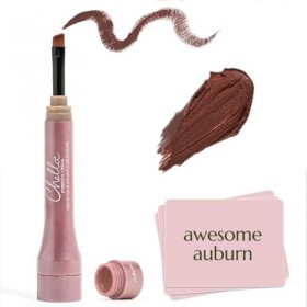 Chella Eyebrow Cream, Awesome Auburn - Vegan, Cruelty Free, Paraben Free, Gluten Free - Long Wearing, Velvet Consistency, Wat