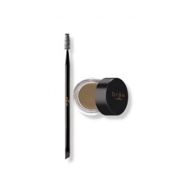 Mii Cosmetics - Brow By Mii Designer Brow Duo - Brow Master Brush & Eyebrow Pomade - Medium