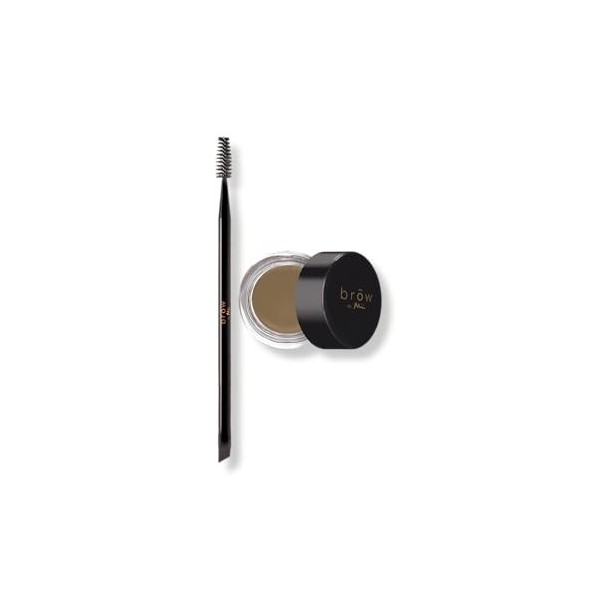 Mii Cosmetics - Brow By Mii Designer Brow Duo - Brow Master Brush & Eyebrow Pomade - Medium