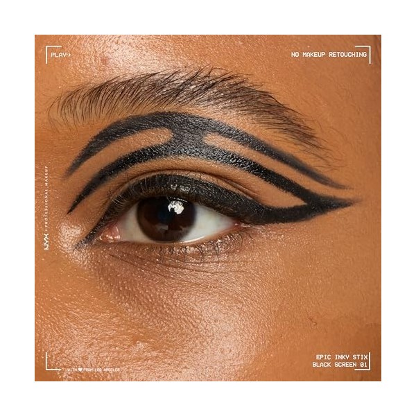 NYX Professional Makeup Epic Inky Stix - Eyeliner gel-crème waterproof - Tenue 24H Sans Bavure ni retouche - Pointe biseautée...