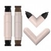 2pcs stylos eyeliner en gel, tampon pliable pour des ailes parfaites, outil eye-liner imperméable, stylo eye-liner résistant ...