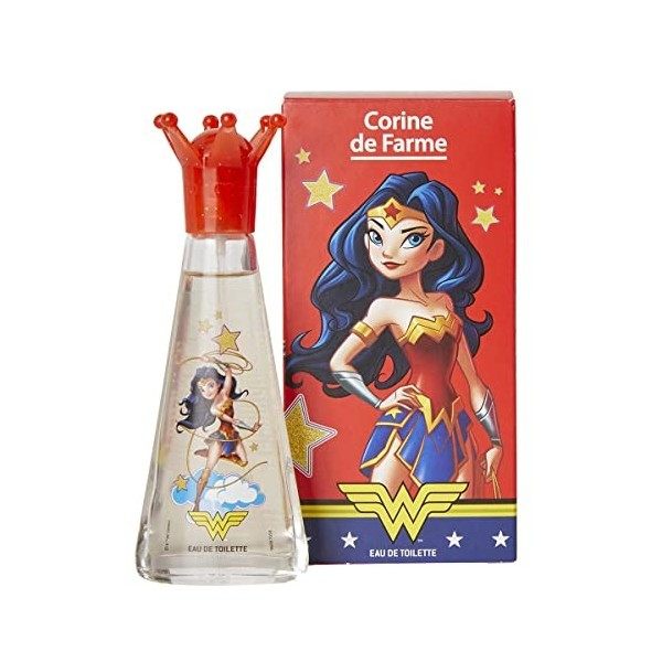Corine de Farme, Eau de Toilette Wonder Woman DC Comics, Formule Clean Beauty, Offre un moment unique de plaisir et de fraîch