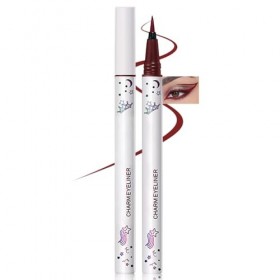 Erinde Crayon Yeux Liquide Bordeaux, Texture Mat et Douce, Application Facile, Haute Pigmentation et Longue Tenue, Eyeliner W...