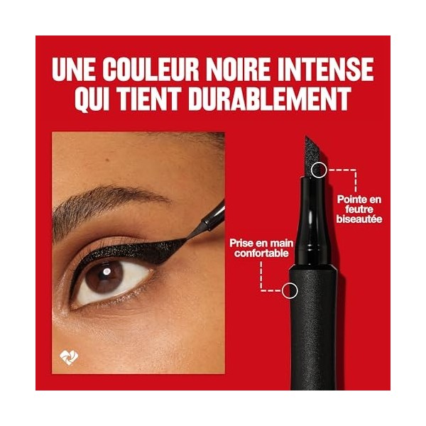 Revlon ColorStay Wing Line Eyeliner – Eye liner graphique waterproof, maquillage pour les yeux, tracé intense et modulable, H...