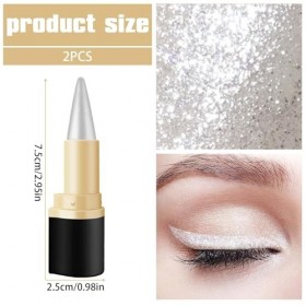 ZYEKIU 2 pièces Eyeliner Stylo Eyeliner en Gel Crayon pour Eyeliners Stick, Eyeliners à séchage rapide, Résultat à longue ten...