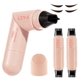 Eyeliner Stamp,Wing Tip Pen,Double Eye Liner Noir Waterproof Liquide Stamp,Séchage Rapide,Longue Tenue,Haute Pigmentation, fo