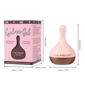 VIOLA HOUSE 2 Couleurs Gel Eyeliners, Waterproof & Anti-Bavures, Gel pour Sourcils Noir, Avec Pinceau EyeLiner pour Tous les 