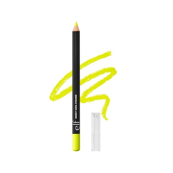 e.l.f. Eyeliner Smoky Kohl - Khôl hautement pigmenté pour un maquillage intense et durable - Végétalien et sans cruauté enver...