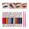 EnMart Set de 20 Crayons pour les Yeux, Haute Pigmentation & Glissant - Résistant à lEau, Anti-Trace & Tenue Longue pour Loo ...