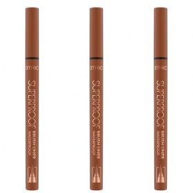 Catrice Superproof Brush Liner Waterproof, eye-liner, n° 020, brun, longue tenue, résultat express, vegan, waterproof, sans m...