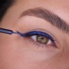 GRIMAS Eyeliner 3 ml, bleu métallisé, couleur professionnelle de contour des yeux imperméable avec applicateur fin, séchage r...