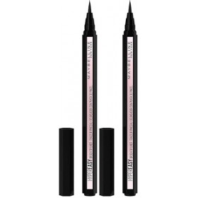 Maybelline New York Hypereasy Eyeliner Rotulador Líquido Lot de 2 
