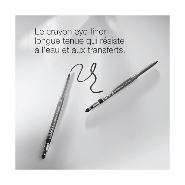 Clinique Quickliner Stylo Dessin des Yeux | Résistant à lEau, Ne Coule Pas + Convient aux Yeux Sensibles, 0,3 g