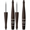 Bourjois - EyeLiner Pinceau - 02 BRUN IMPRESSIONNISTE Lot de 2 Eyeliner / Khôl / Crayon