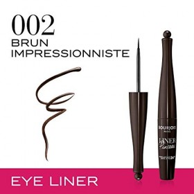 Bourjois - EyeLiner Pinceau - 02 BRUN IMPRESSIONNISTE Lot de 2 Eyeliner / Khôl / Crayon
